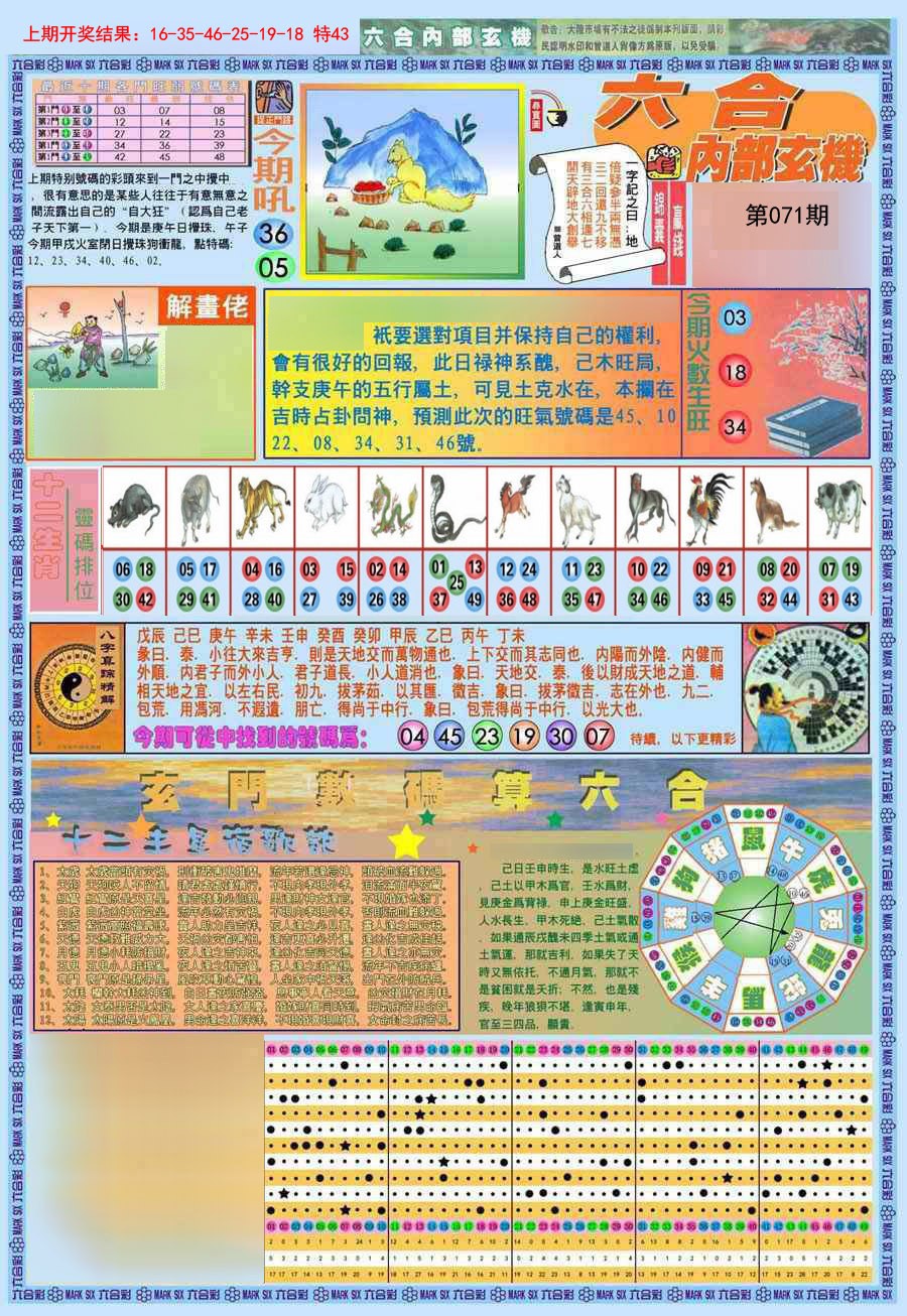 071期(新版)内部玄机A[图]