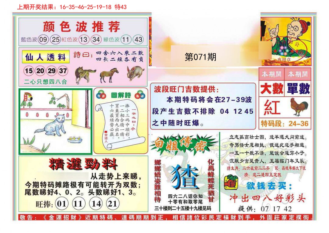 071期金运招财[图]