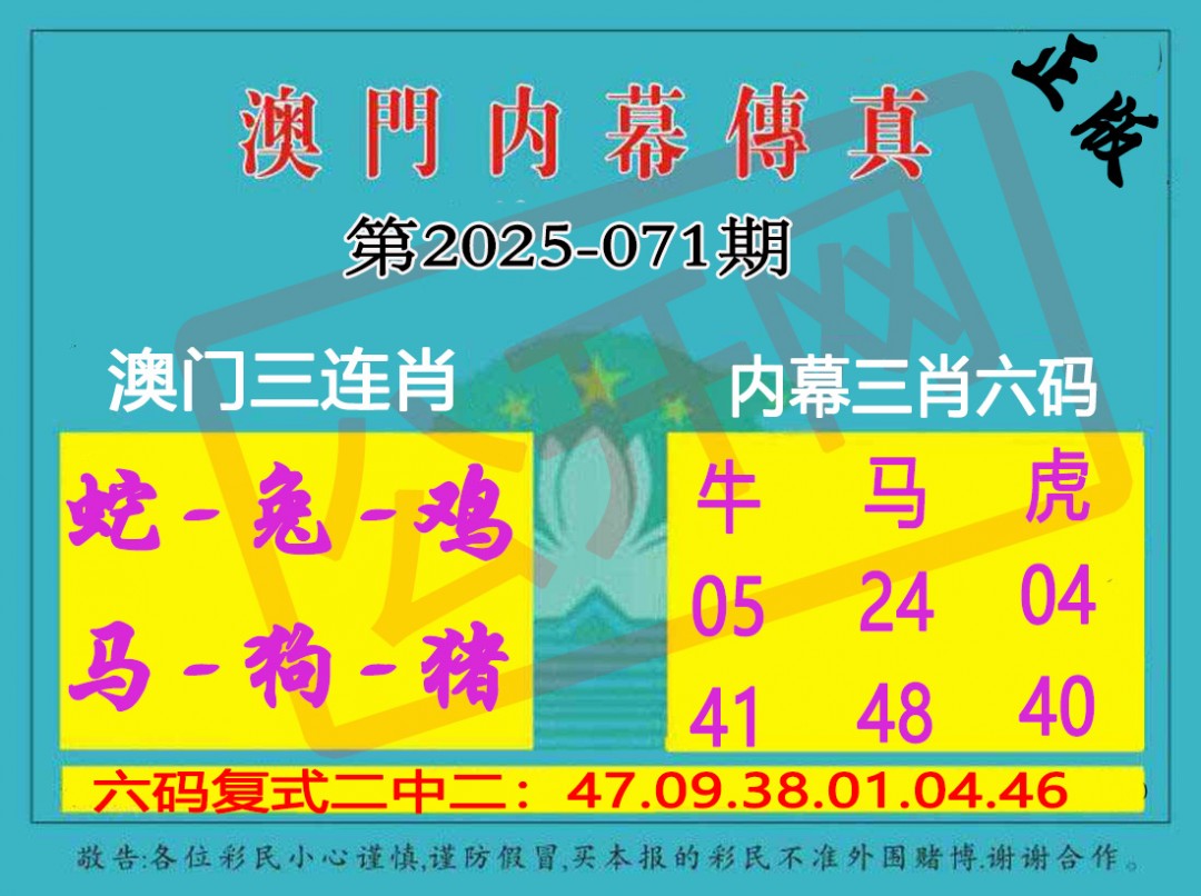 071期内幕传真三肖版[图]