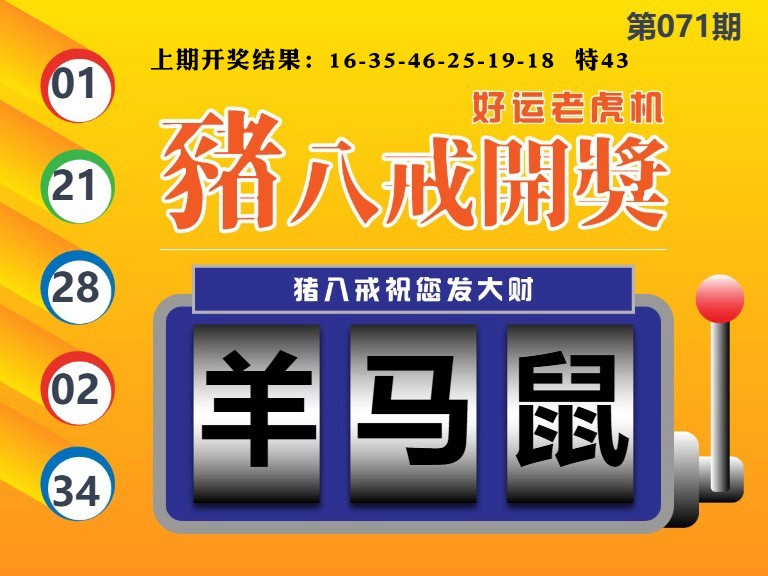 071期猪八戒开奖A[图]