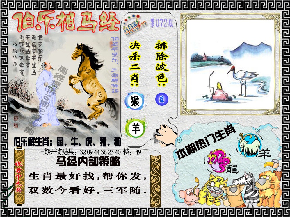 072期伯乐相马经[图]