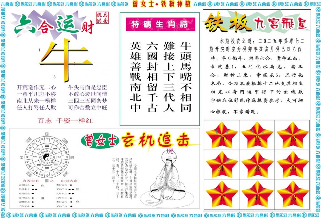 072期曾女士铁板神数B[图]