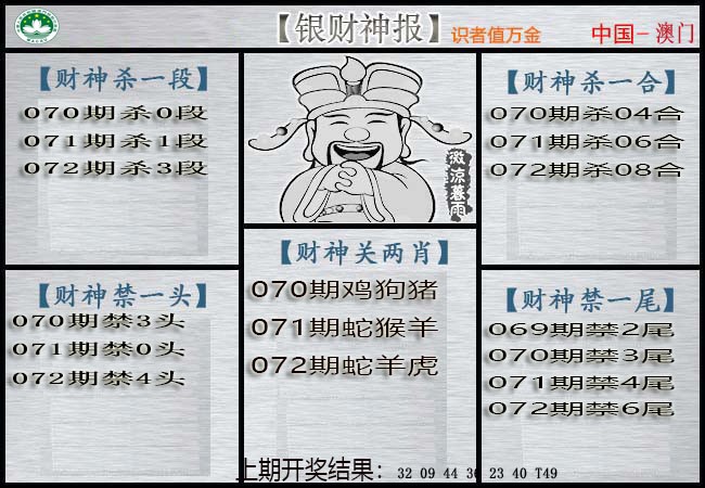 072期银财神[图]