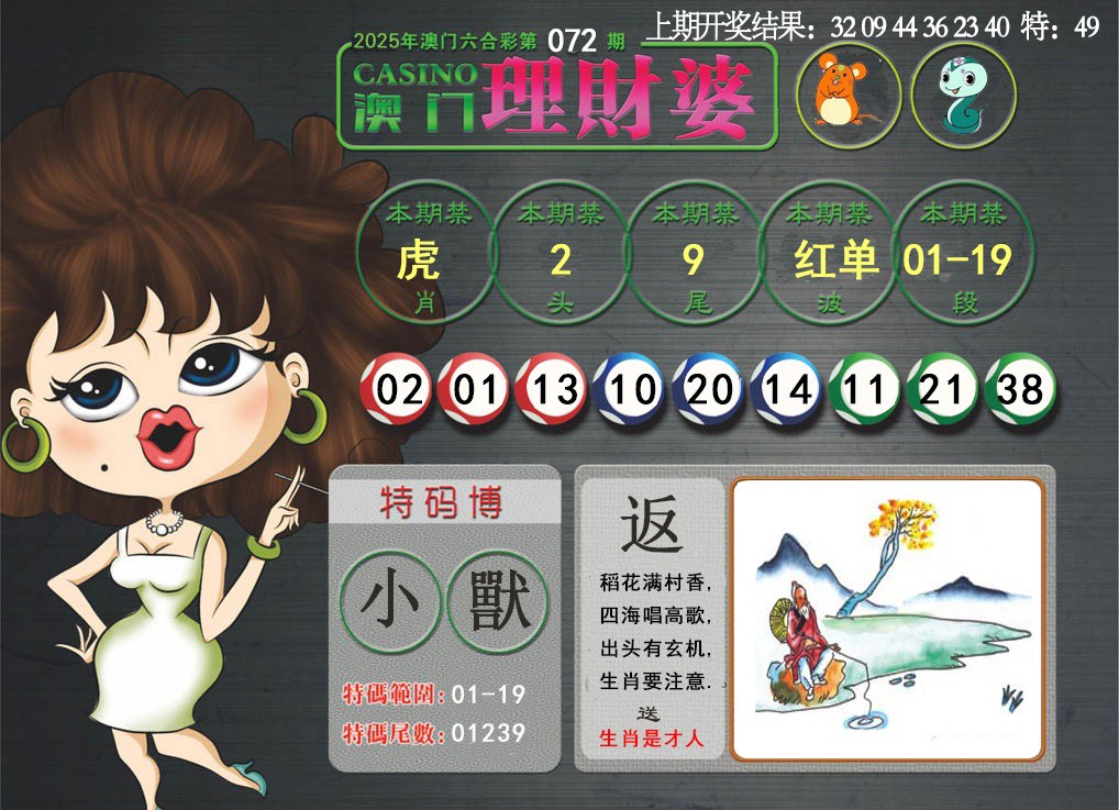 072期澳门理财婆[图]