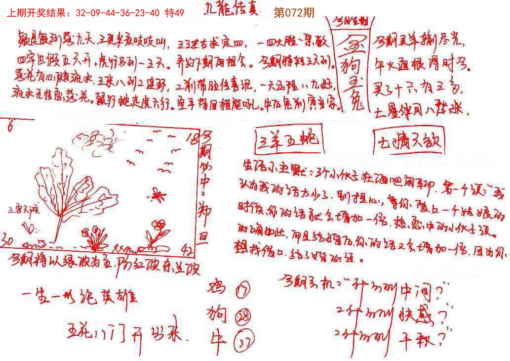 072期手写九龙内幕[图]