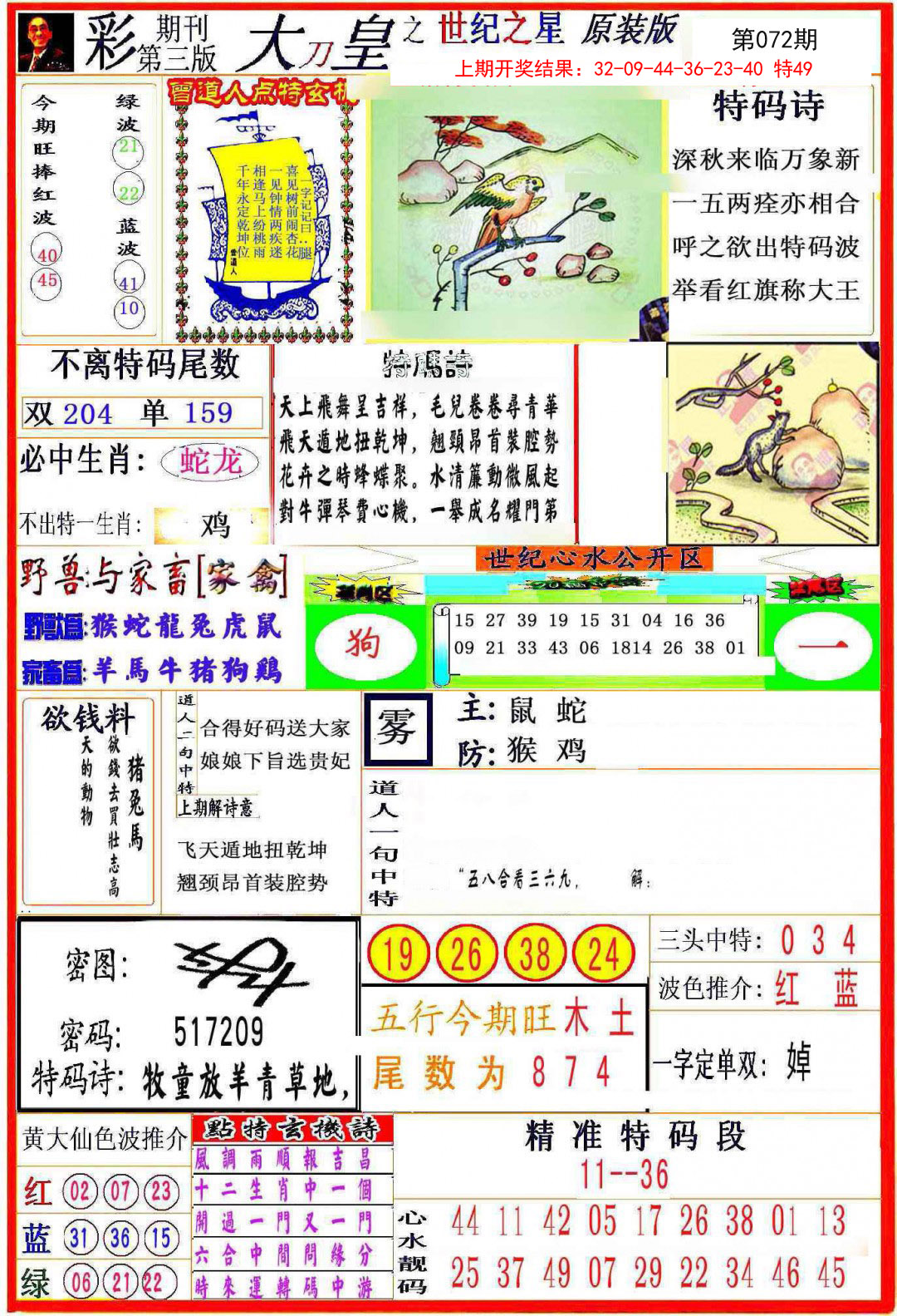 072期大刀皇之(世纪之星)[图]