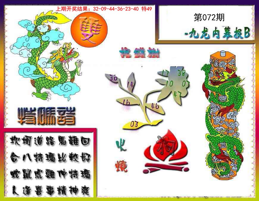 072期九龙内幕特肖图a[图]
