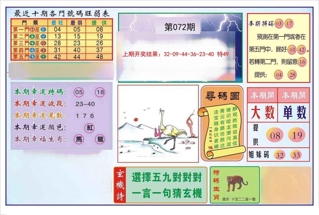 072期逢赌必羸[图]