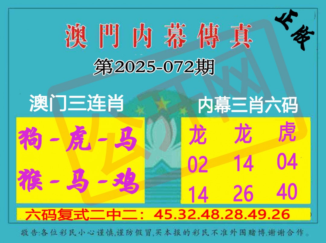 072期内幕传真三肖版[图]