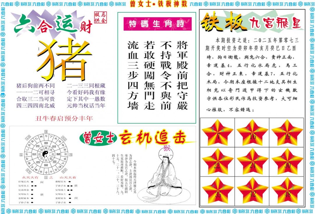 073期曾女士铁板神数B[图]