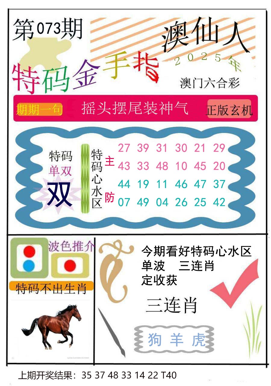 073期特码金手指[图]