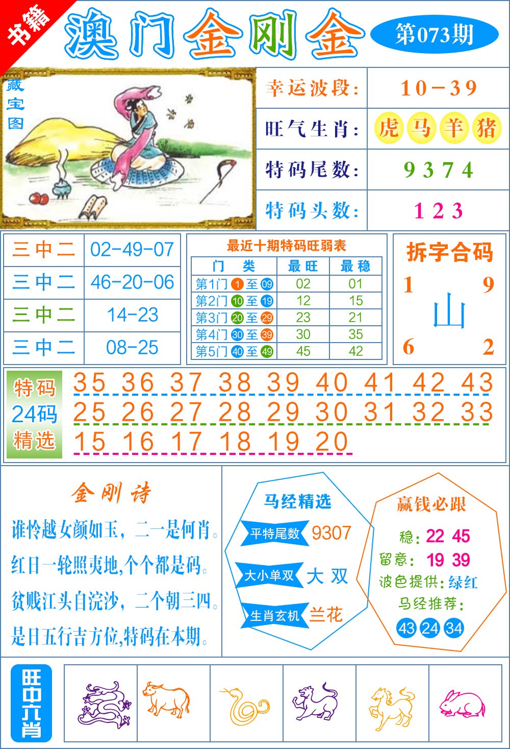 073期澳门金刚金[图]