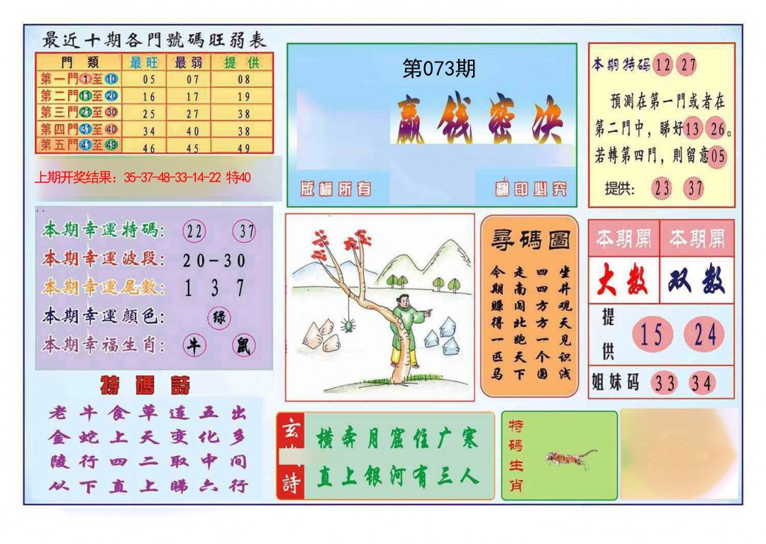 073期九龍赢钱密决(推荐)[图]