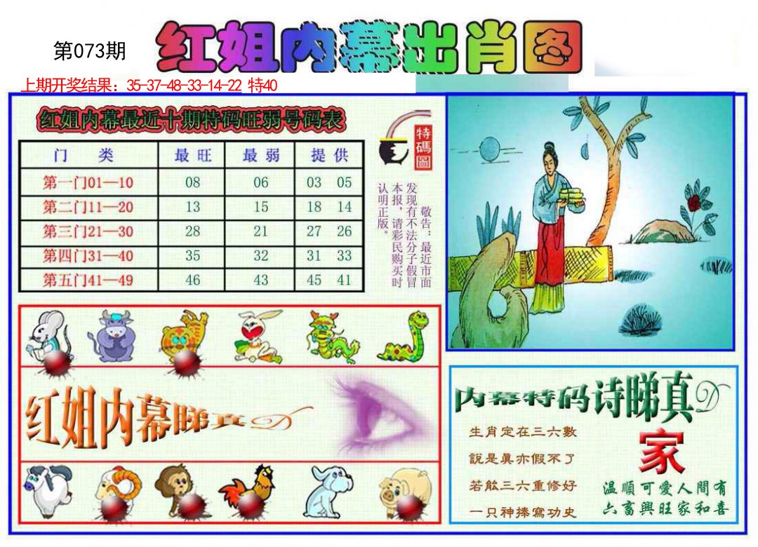 073期红姐内幕出肖[图]