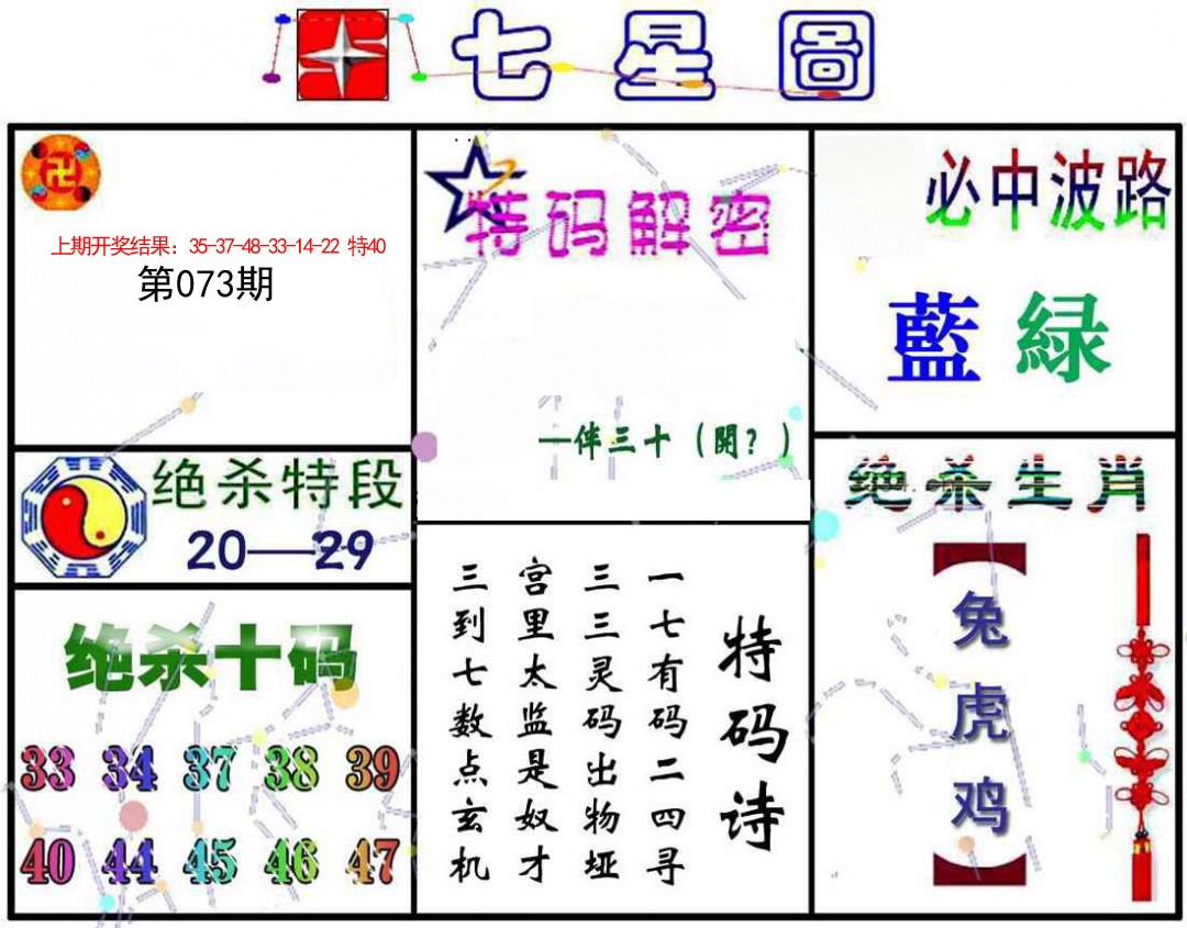 073期七星图A[图]