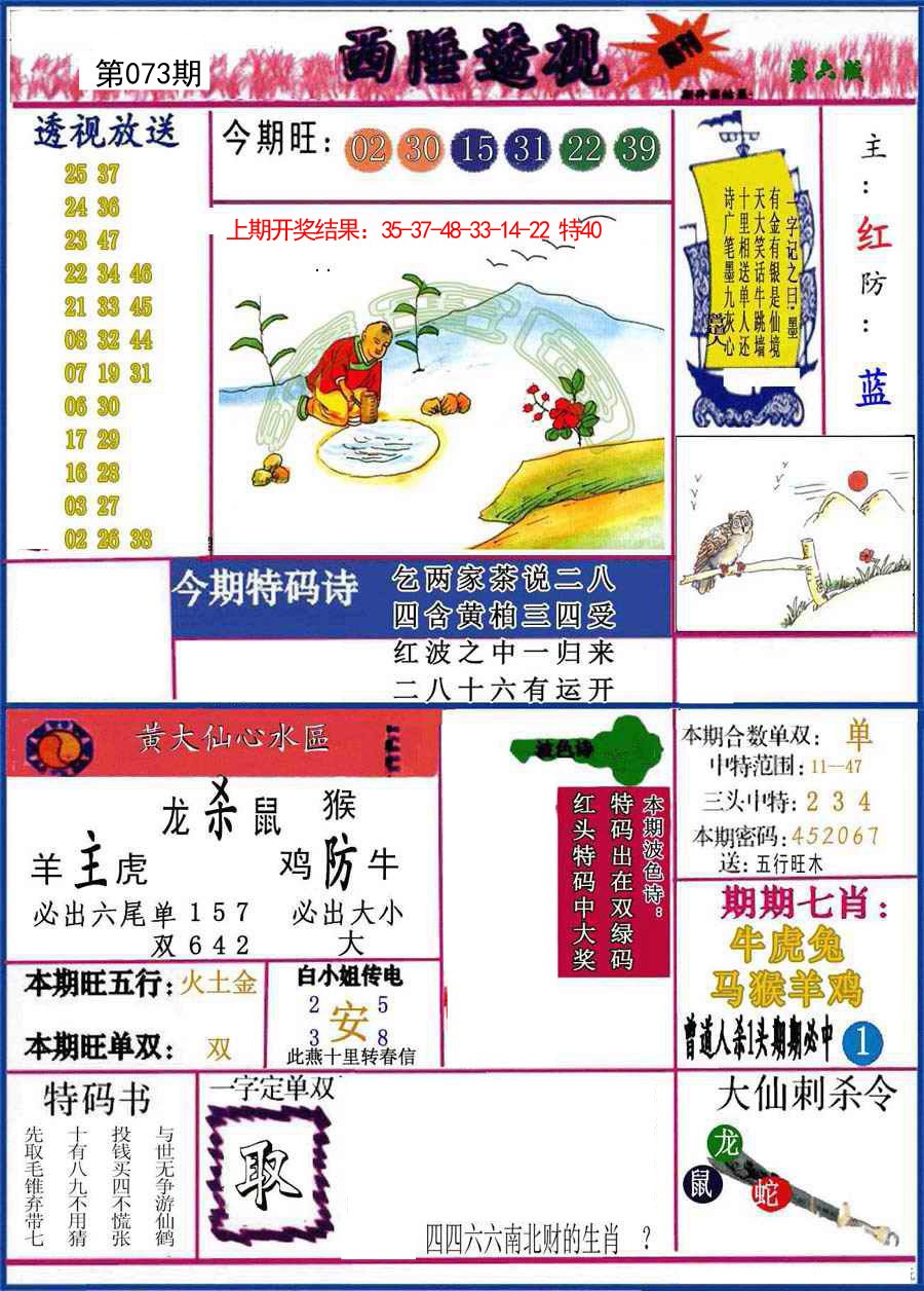 073期西陲透视[图]