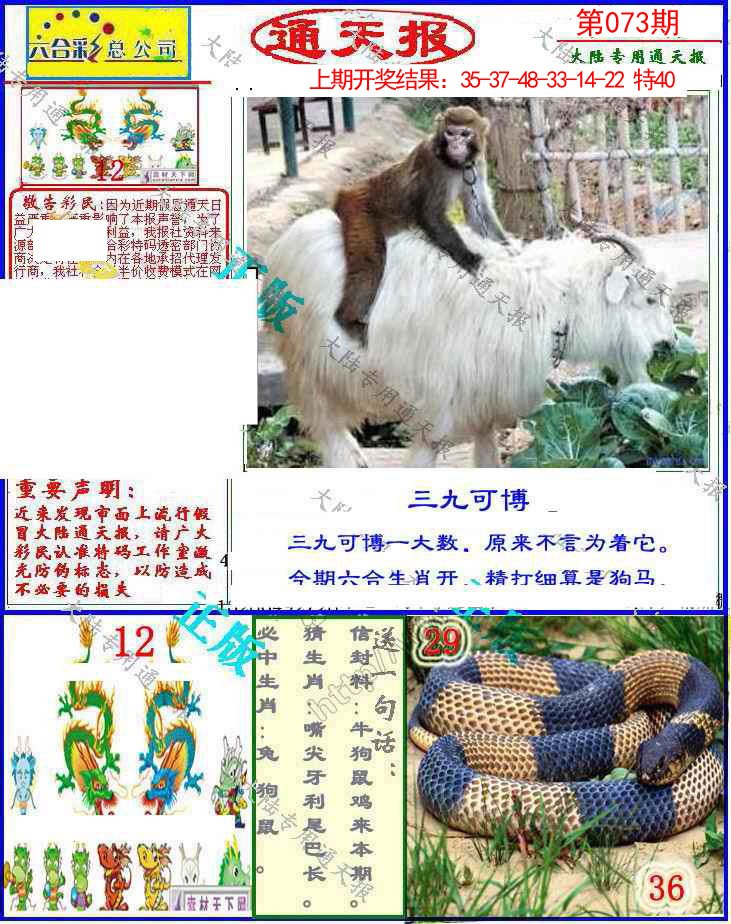 073期大陆通天报[图]