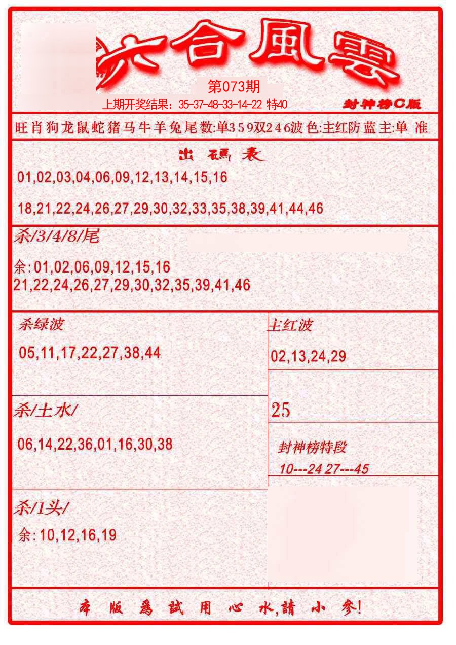 073期六合风云B[图]