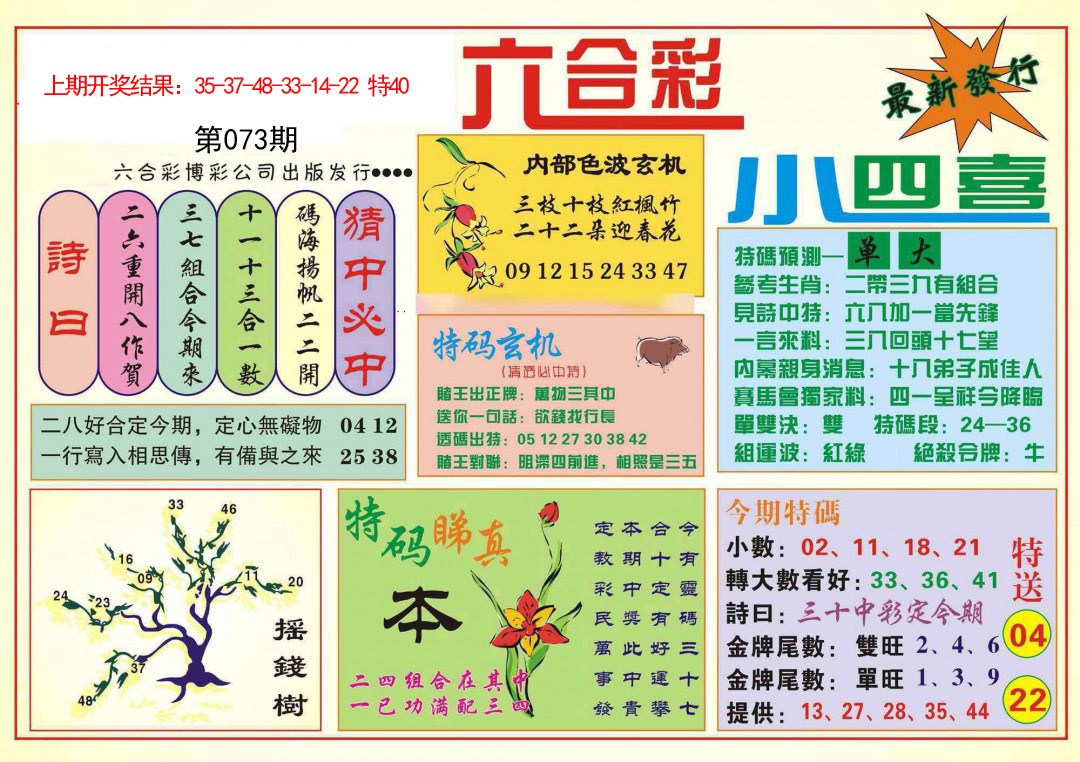 073期小四喜[图]