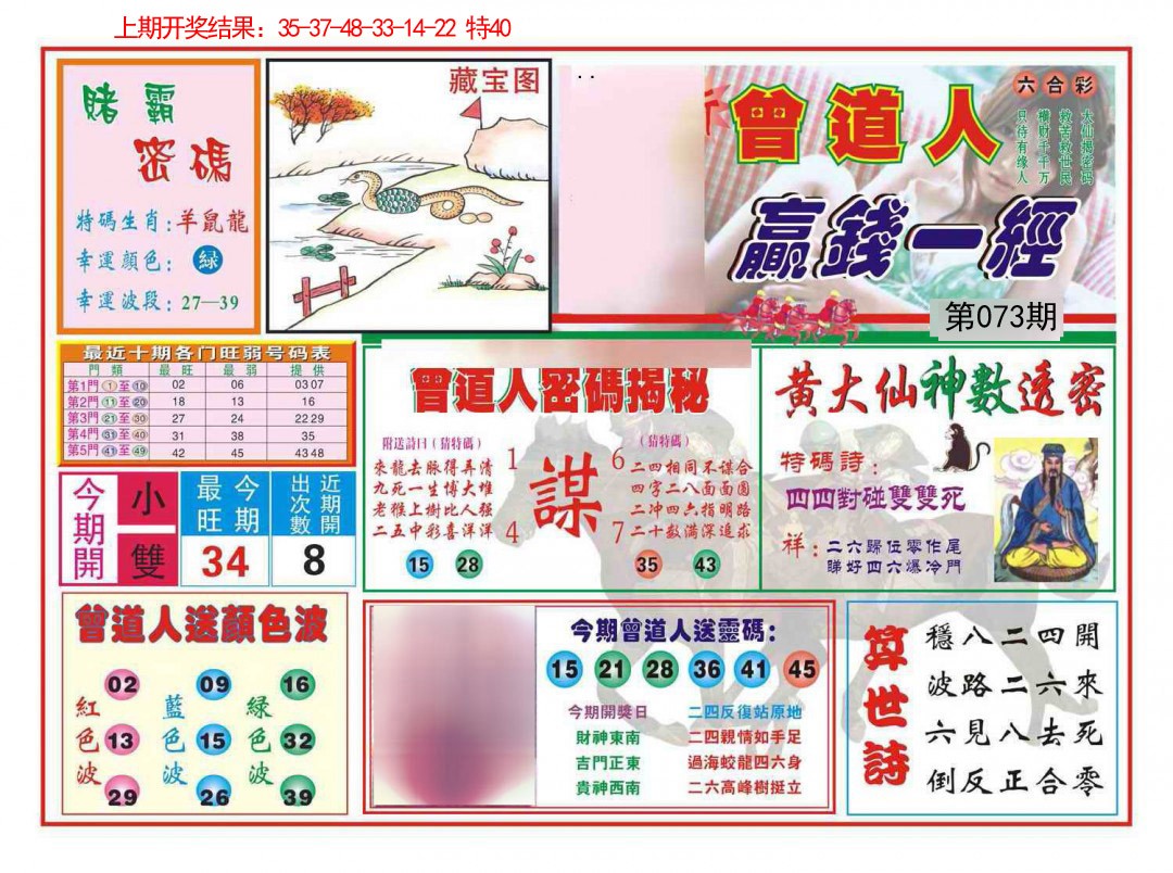073期赢钱一经[图]