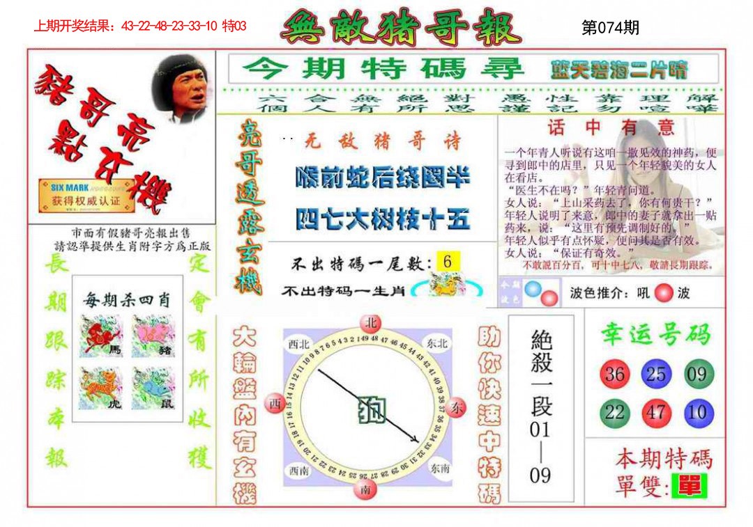 074期无敌猪哥[图]