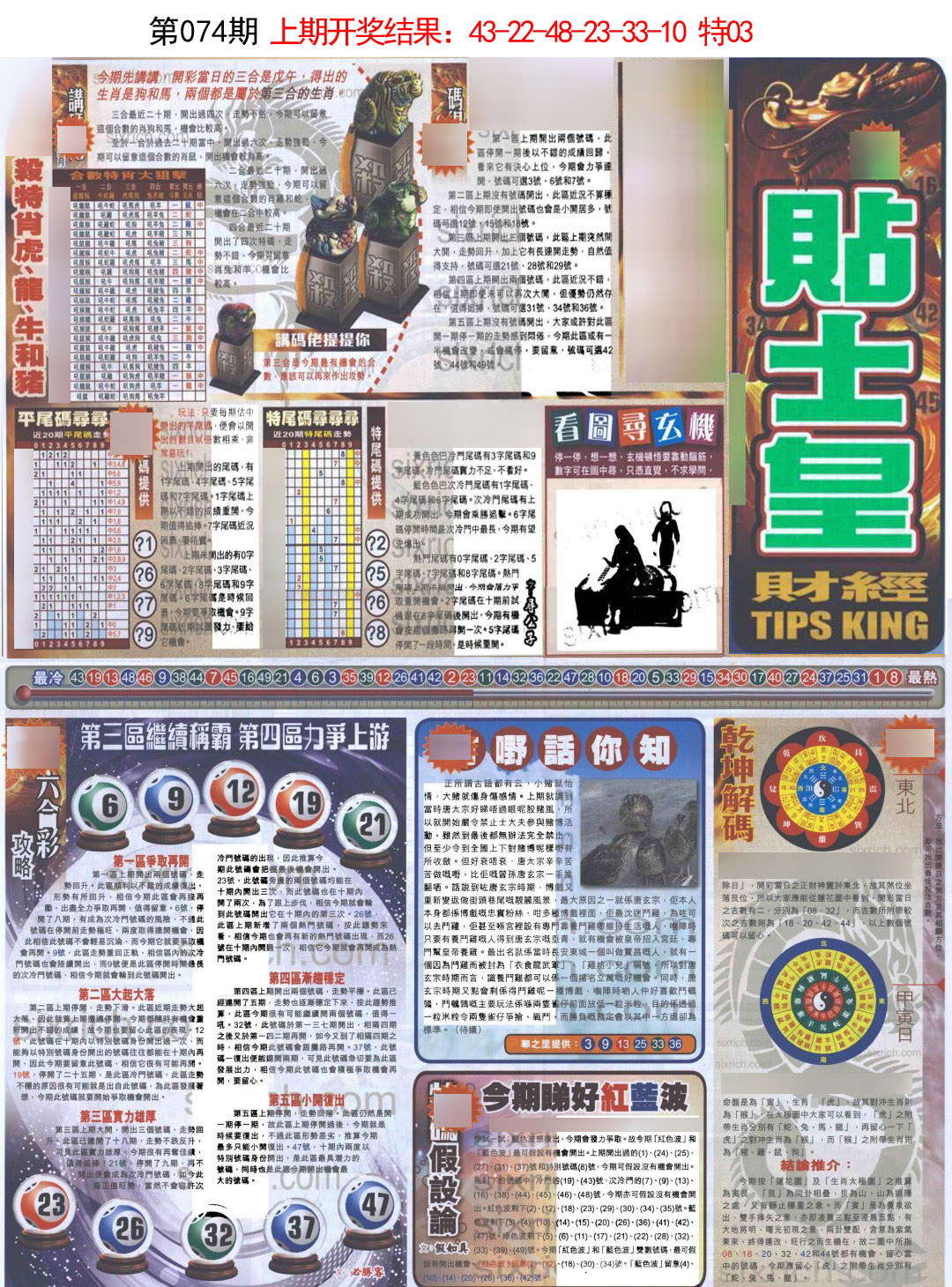 074期贴士皇A加大版[图]