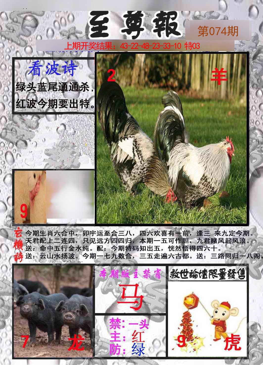 074期至尊报[图]