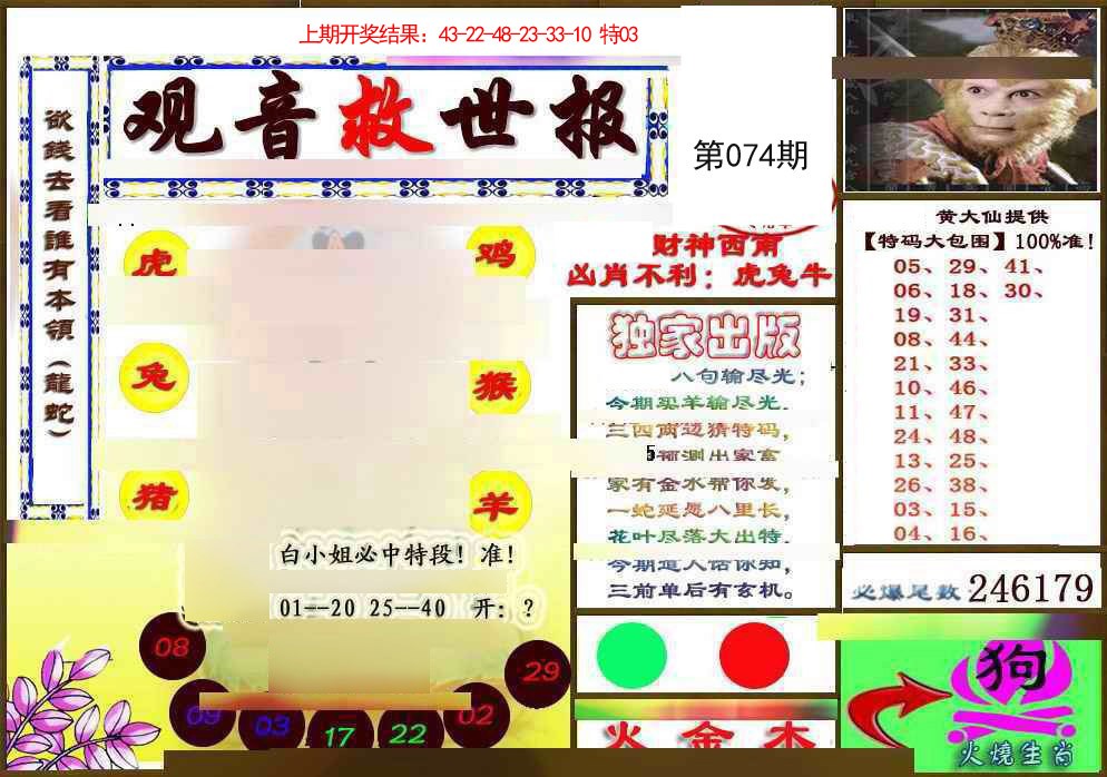 074期(另)观音救世密报[图]