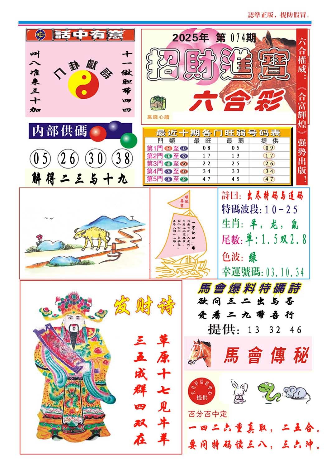 074期招财进宝[图]