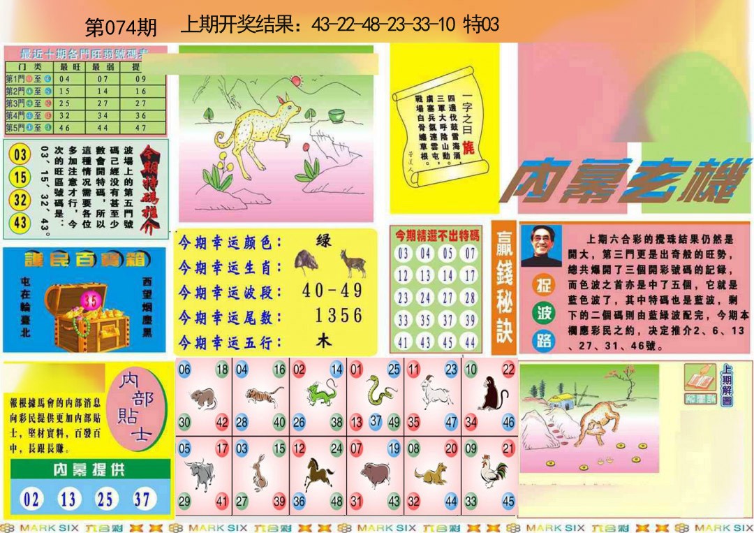 074期九龍内幕A(推荐)[图]