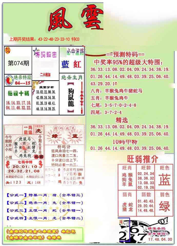074期风云榜[图]