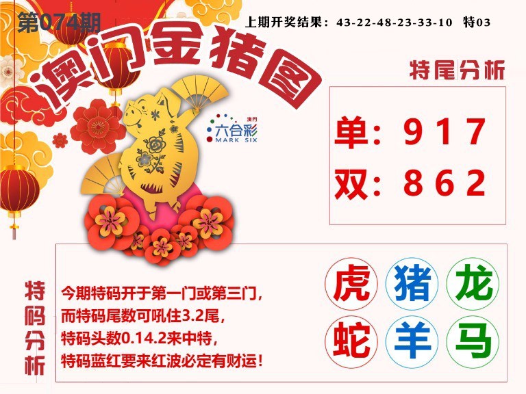 074期澳门金猪图[图]