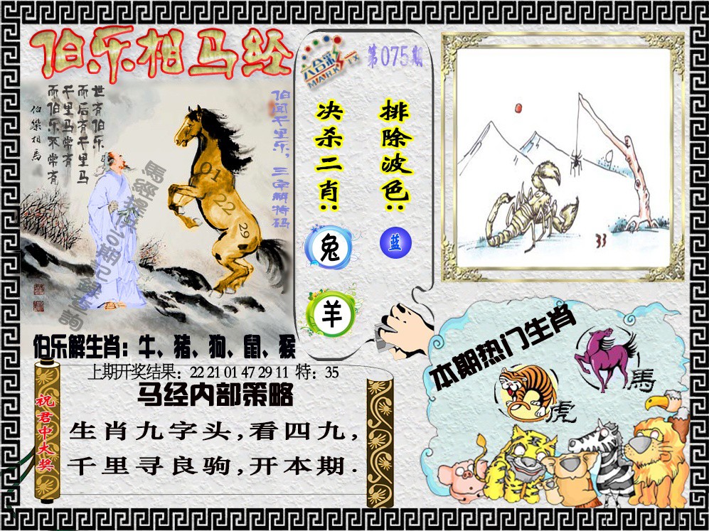 075期伯乐相马经[图]