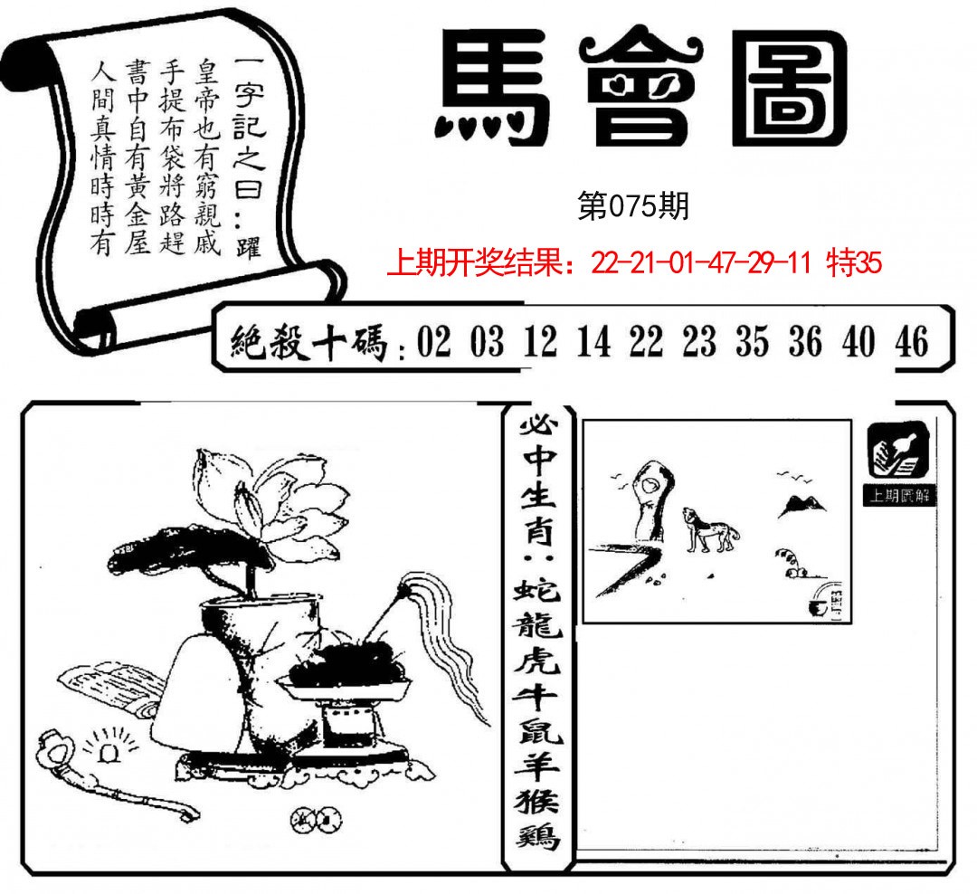 075期马会图[图]