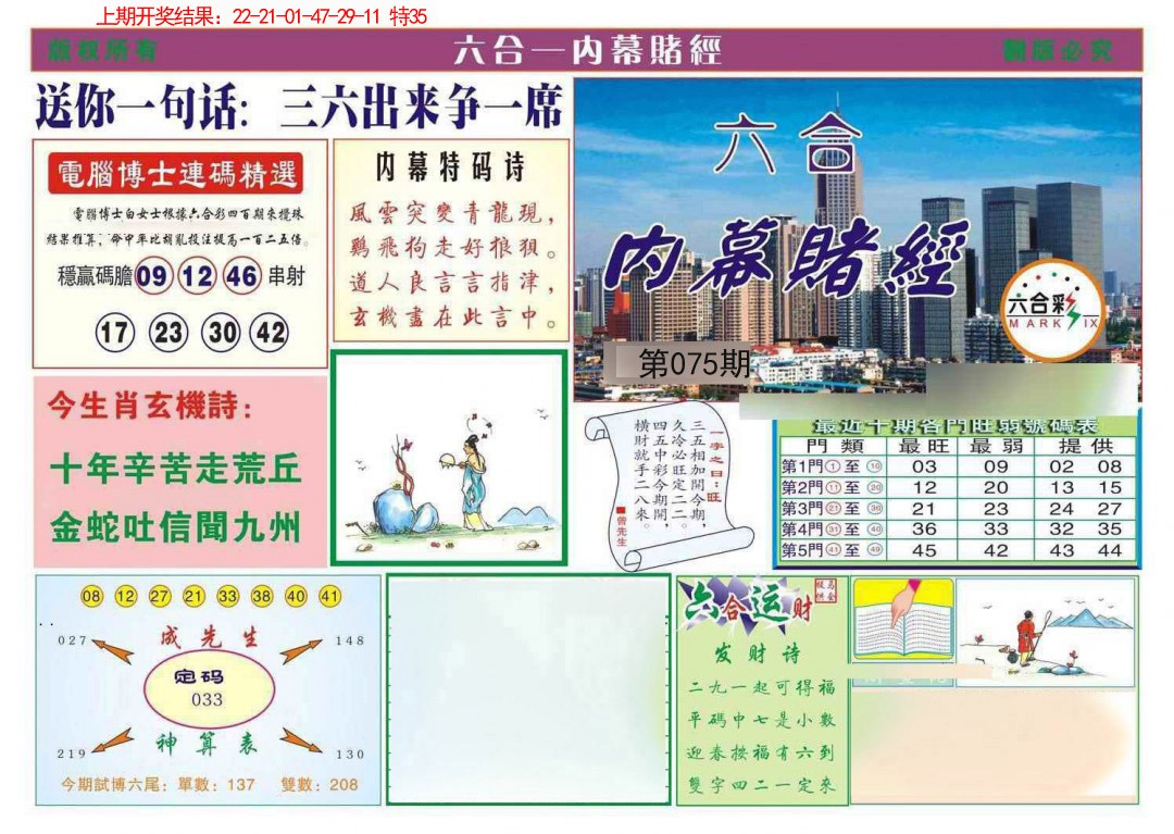 075期内幕赌经[图]