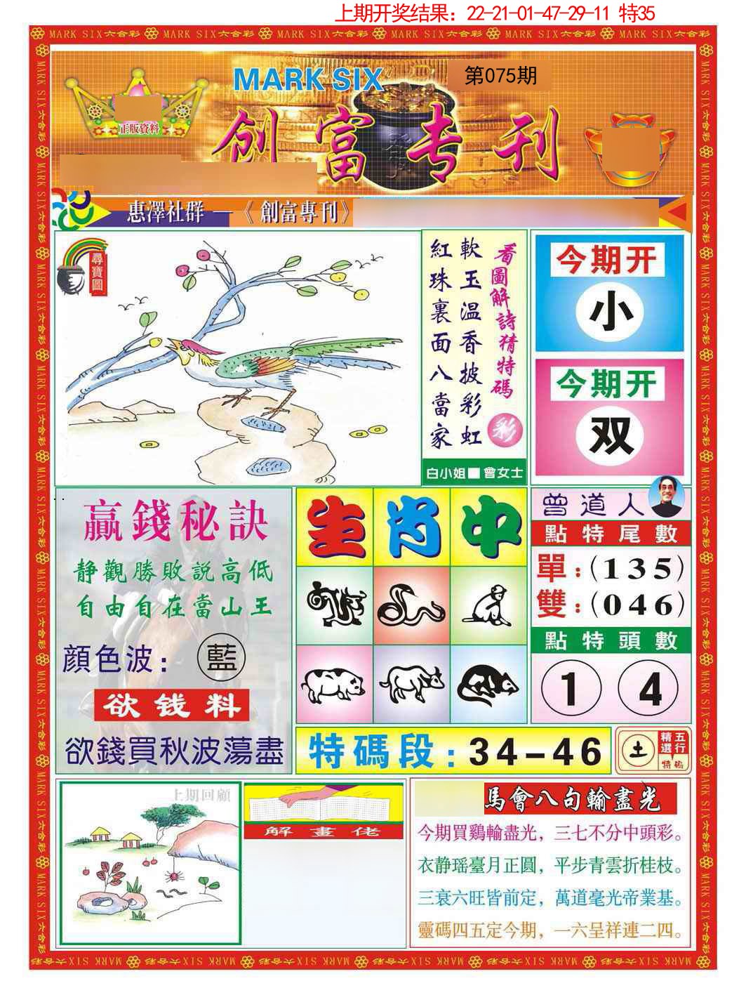 075期创富专刊A[图]