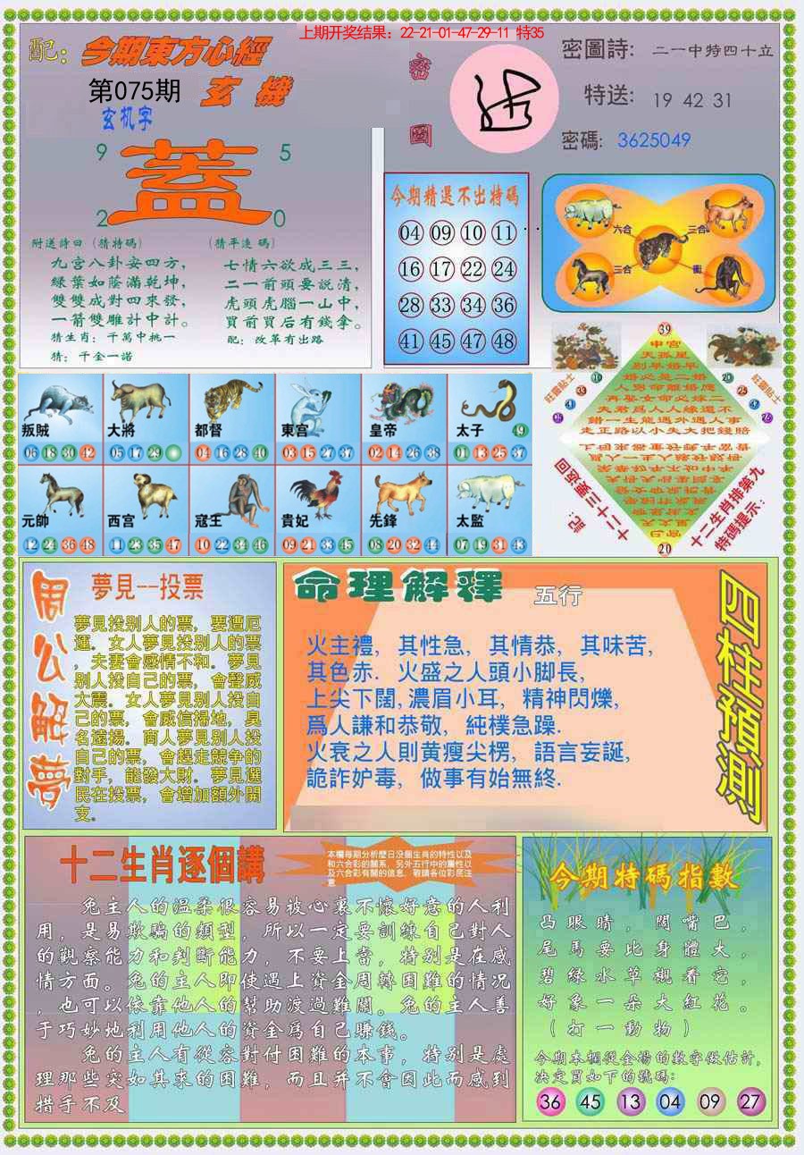 075期(新版)东方心经B[图]