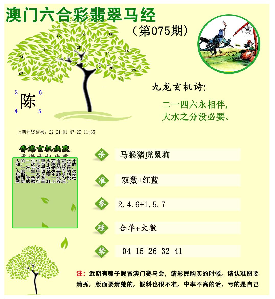 075期翡翠马经[图]