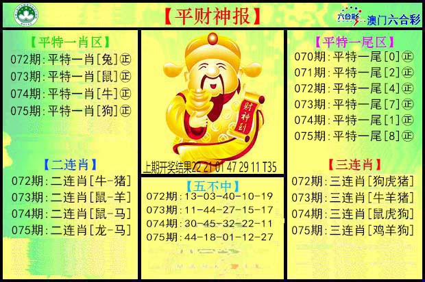 075期平财神[图]