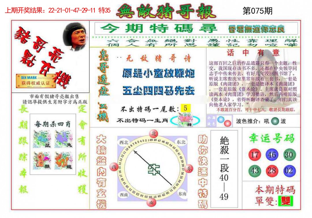 075期无敌猪哥[图]