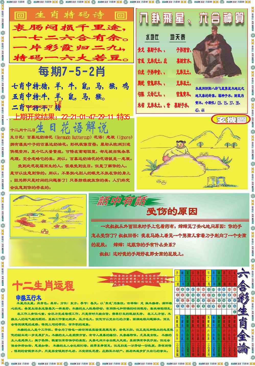 075期九龍马经B(推荐)[图]