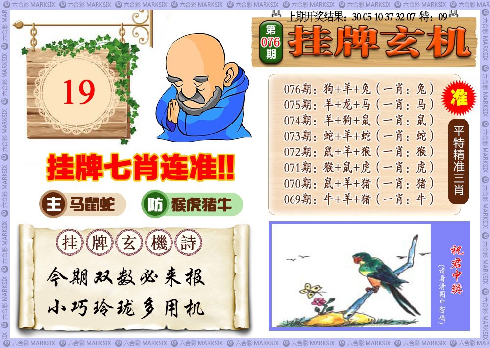 076期挂牌玄机[图]