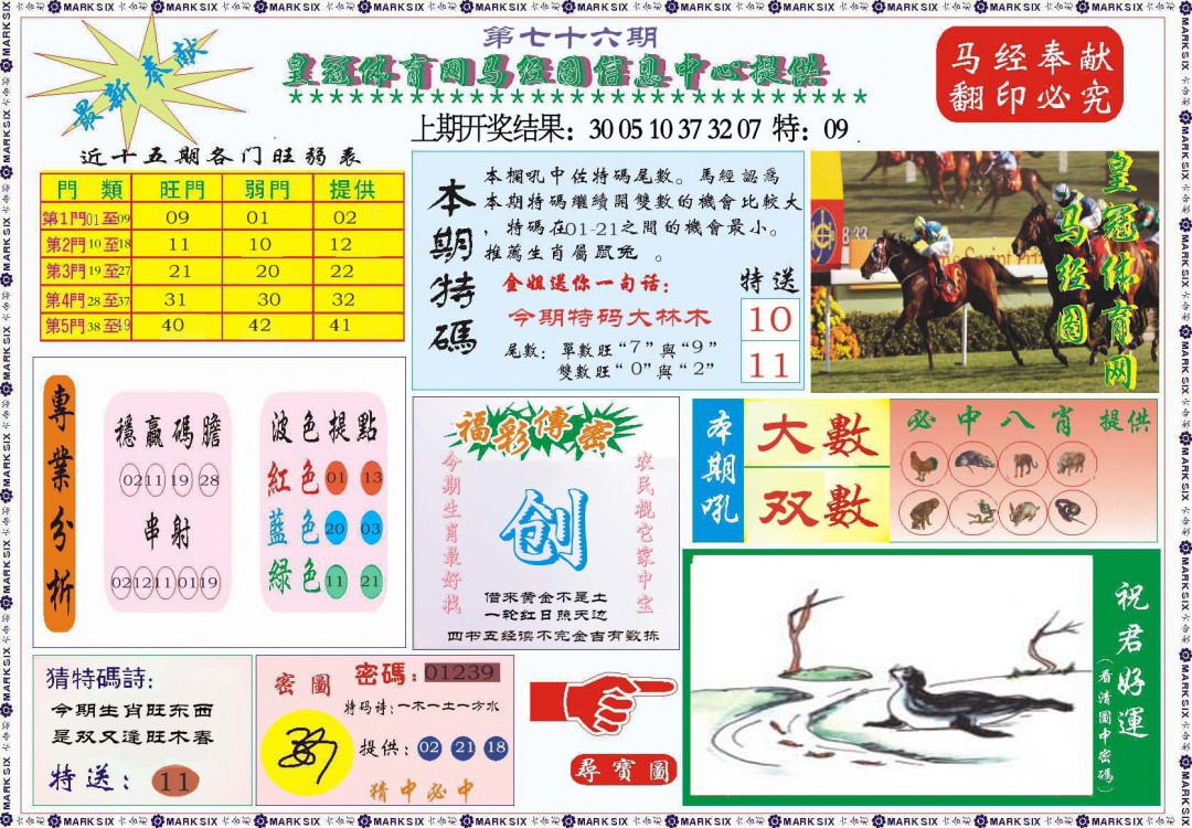 076期体育网马经图[图]