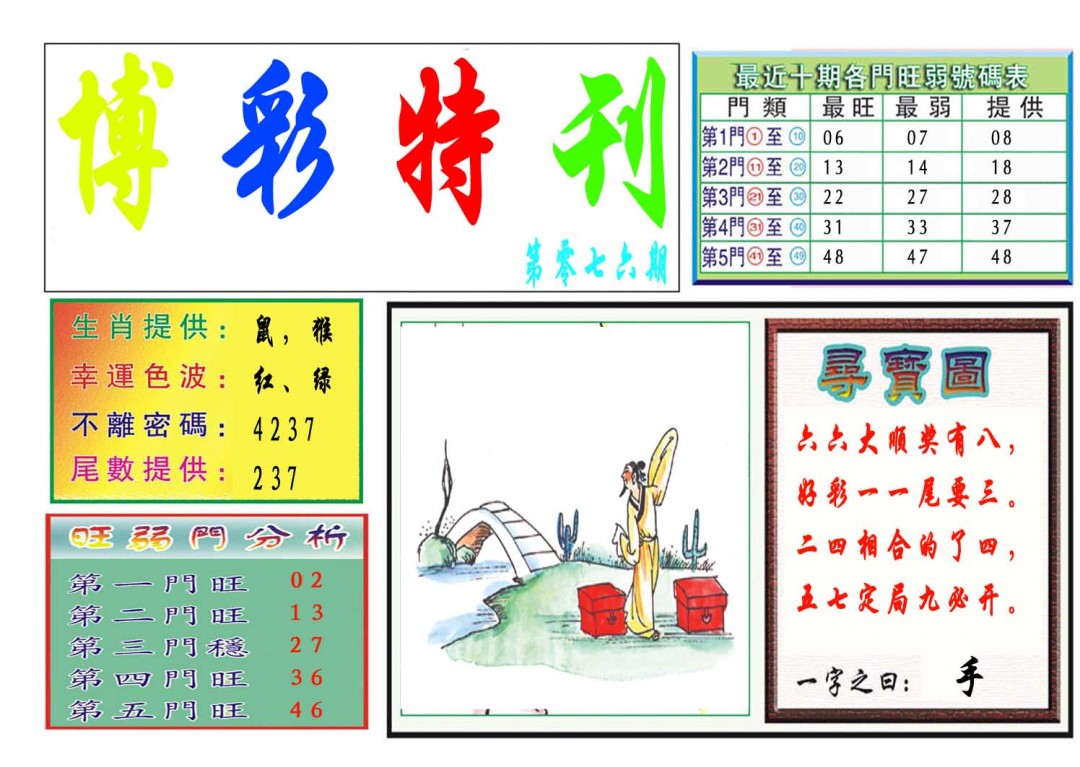 076期博彩特刊[图]
