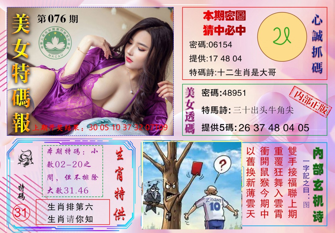 076期美女特码报[图]