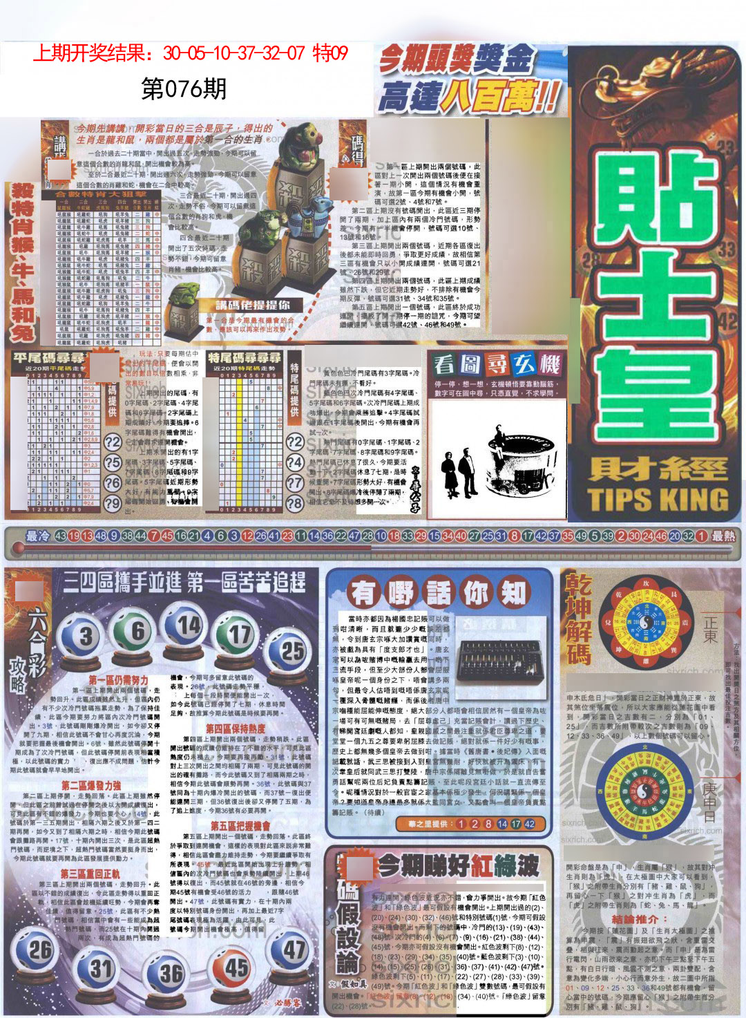 076期贴士皇A加大版[图]