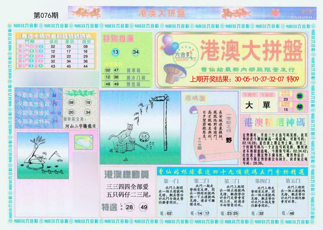 076期港澳大拼盘A[图]