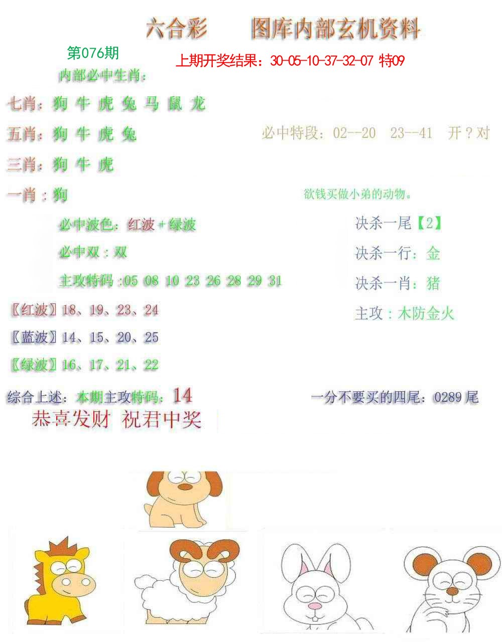 076期内部玄机资料[图]