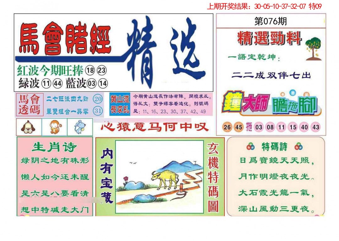 076期赌经精选[图]