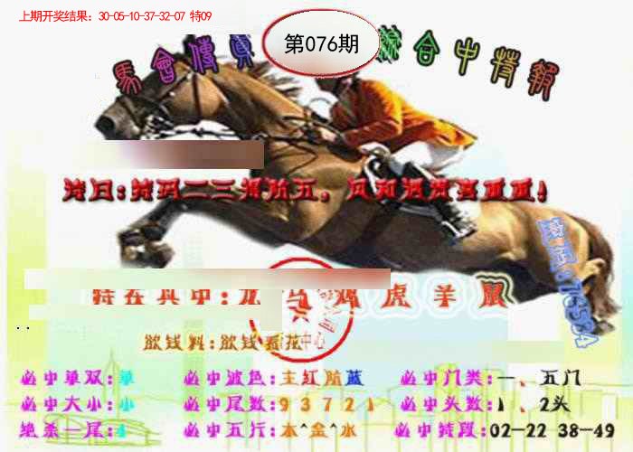 076期马会传真-综合报[图]